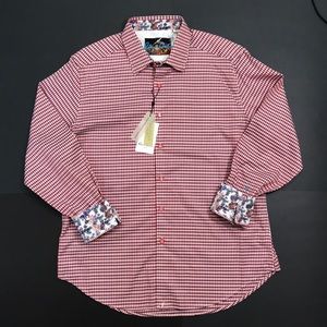 ROBERT GRAHAM Carey Men’s Red Checkered LS Shirt